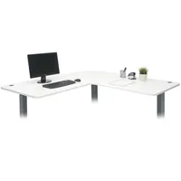 Mendler Tischplatte HWC-D40 für Eck-Schreibtisch, Schreibtischplatte, 90° MVG-zertifiziert -
