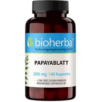 Bioherba Papayablatt Extrakt 250 mg 100 Kapseln