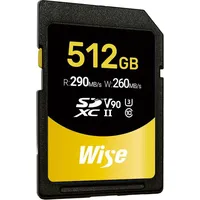 Wise SDXC UHS-II V90 512GB 290MB/s