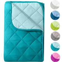 Wometo Microfaser Sommer Steppbett 200x200 türkis Textil, cm, OEKO-TEX