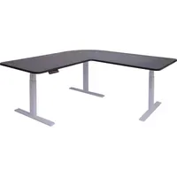 MCW Eckschreibtisch D40 Schwarz / Grau