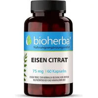 Bioherba Eisen Citrat 75 mg 100 Kapseln