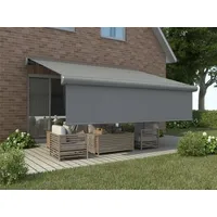 Primaster Kassetten-Markise 4 x 3 m elektrisch mit Volant