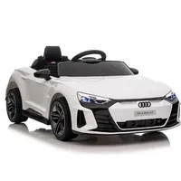 ES-Toys Kinderfahrzeug Elektro Auto Audi RS E-Tron" Allradantrieb, Fernbedienung,