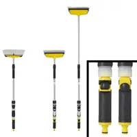 PRO PLUS ProPlus Waschbürste mit Abstreifer und Teleskopstiel 92-148cm