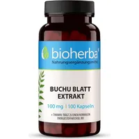 Bioherba Buchu Blatt Extrakt 100 mg 100 Kapseln