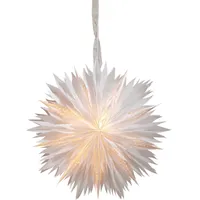 Star Trading Papierstern Dis, weiß, Ø 60cm - Weiß