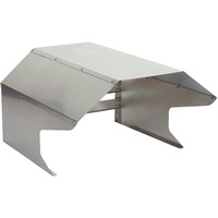 Mendler Mähroboter-Garage HWC-L43, Dach Unterstand für Rasenmäher, Metall 40x59x69cm