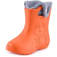 Ladeheid Eva Kinder Jungen Mädchen Gummistiefel Regenschuhe gefüttert Regenstiefel