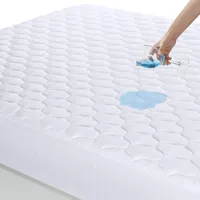 Utopia Bedding Gesteppte wasserdichte Matratzenauflage 135 x 190 cm,