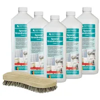 Hotrega Spezial Grundreiniger Konzentrat sauer 5x1L inkl. Wurzelbürste -