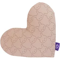 Träumeland GmbH Kuschelkissen Herz Kuschelhase beige, 38 x 30