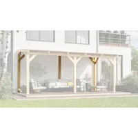 Weka Terrassenüberdachung Bausatz 672 freistehend beige