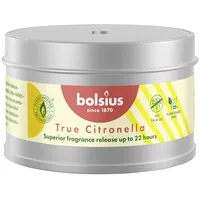 Bolsius TRUE CITRONELLA Duftkerze 8,7 x 4,9 cm gelb