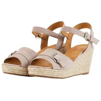 Tom Tailor Damen 5390010024 Keilsandale, taupe, 39 EU