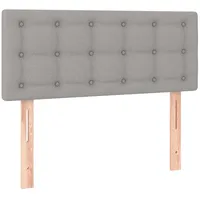 VidaXL Kopfteil Hellgrau 100x5x78/88 cm Stoff