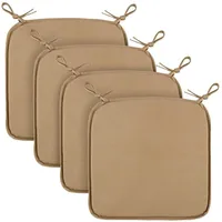 BestLivings Stuhlkissen mit Haltebändern 38cm x 38cm - Öko-Tex