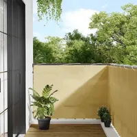 VidaXL Balkon-Sichtschutz Sandfarben 120x600 cm 100% Polyester-Oxford
