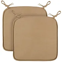 BestLivings Stuhlkissen Canvas Hellbraun 38 x 38 x 2