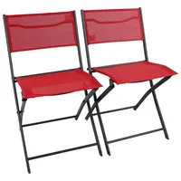 VCM 2er Set Gartenstuhl Balkonstuhl klappbar Maße ca. H.