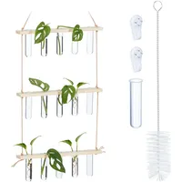 Relaxdays Pflanzen Vermehrungsstation hängend 3 Ebenen