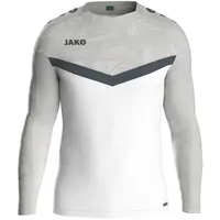 Jako Iconic Sweatshirt 016 weiß/soft grey/anthra light L