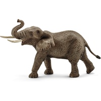 Schleich 14762 - Wild Life, Afrikanischer Elefantenbulle, Tierfigur,