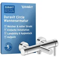 Duravit Circle Einhebel-Wannenmischer Chrom