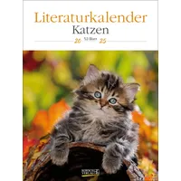 Korsch Verlag Literaturkalender Katzen 2025: Literarischer Wochenkalender * 1