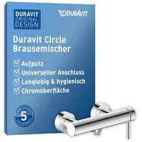 Duravit Circle AP, Wandmontage, chrom