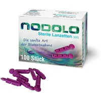 Nodolo 30 G ultra fine sterile Lanzetten, 100 St