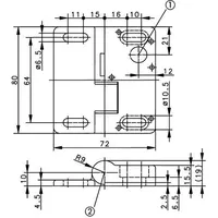 Bernstein tools for electronics Bernstein Sicherer Scharnierschalter SHS-A1Z-SA-BG