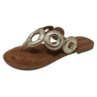 LAZAMANI Zehentrenner für Damen, beige, Gr. 37 EU
