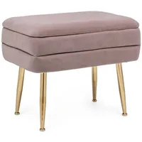 BIZZOTTO Bank Pavlina aus Samt 50 cm, Rosa