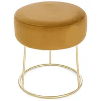 BIZZOTTO Hocker Clarissa in Samt-Optik, Gelb