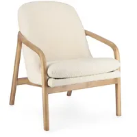 BIZZOTTO Sessel Elaide Bouclè creme