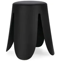 BIZZOTTO Hocker Imogen aus Kunstleder, Schwarz