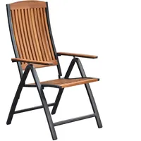 Merxx Gartensessel Athos Klappsessel Aluminium/Akazie