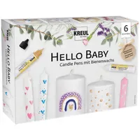 Kreul Candle Pen Hello Baby 6er Set