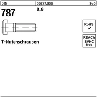 Industrial Quality Supplies DIN 787 T-Nutenschraube M16x160 Stahl 8.8