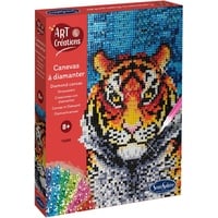 Sentosphere Sentosphère 3920270 Bastelset Strassstein-Bild, Motiv Tiger, Kreativ-Set, DIY