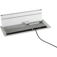 Hammerbacher Kabeldurchführung 30,0 cm silber