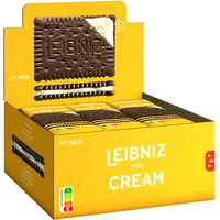 Leibniz Cream Milk - Thekenaufsteller - 2 Kakaokekse mit