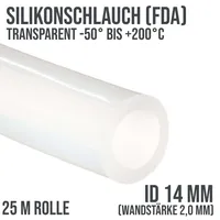 Veber(fr) Pipeline Vielzweckschlauch 25 m transparent
