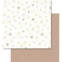 Ursus Scrapbook Paper Classic Christmas creme/braun12x12 Zoll VE=25 Blatt