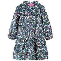 VidaXL Kinderkleid mit Langen Ärmeln Dunkelblau 140