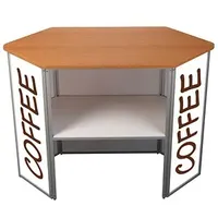 Update displays Messetheke gerade, buche 122,5 x 55,0 x