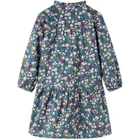 VidaXL Kinderkleid mit Langen Ärmeln Dunkelblau 128
