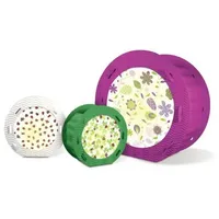 Ursus Laternen rund 3D-Wellpappe 21cm VE=10 Stück 10 Farben