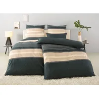 MY HOME Bettwäsche »Circle«, Bettwäsche aus Baumwolle mit Streifen-Design,